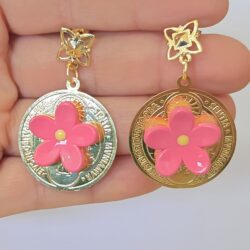 AROS DE PELTRE ENCHAPADOS EN ORO O PLATA